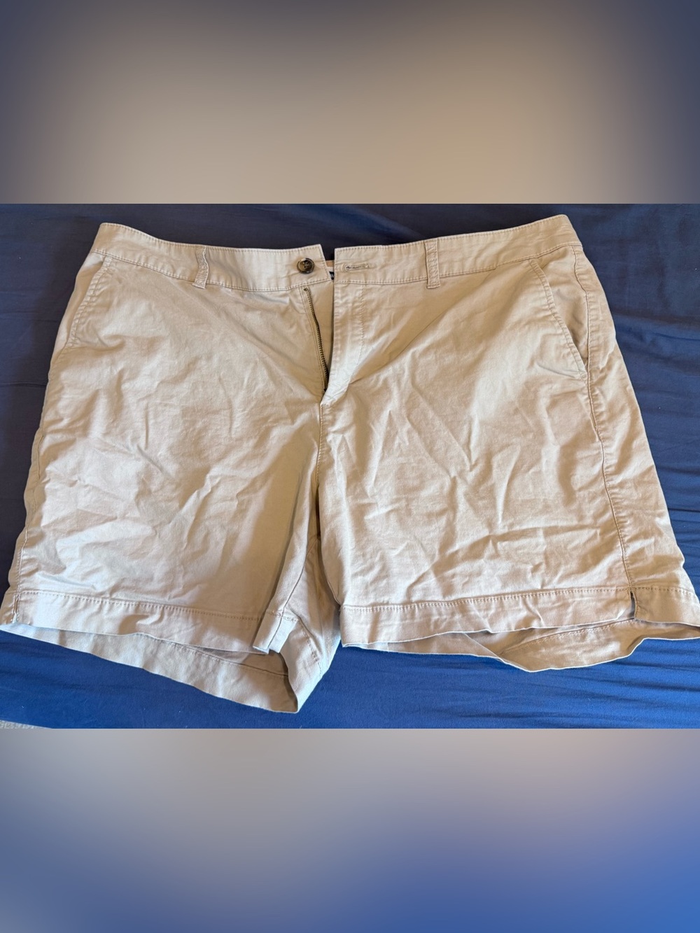 Old Navy Everyday High Rise Shorts Tan Khaki Womens 18